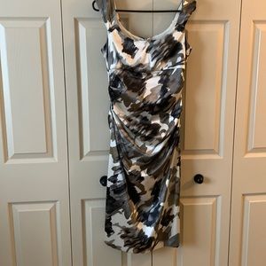 Jessica Cream,Black,Grey dress